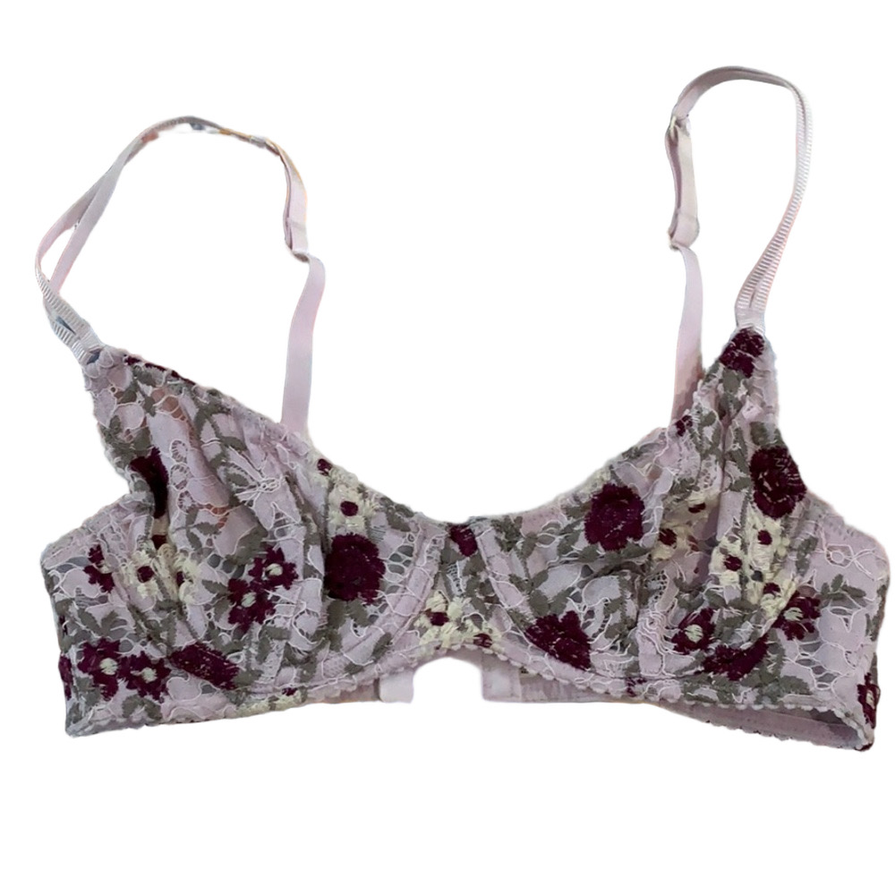 NEW FREE PEOPLE UNDERWIRE EMBROIDERED BRA Z21-6